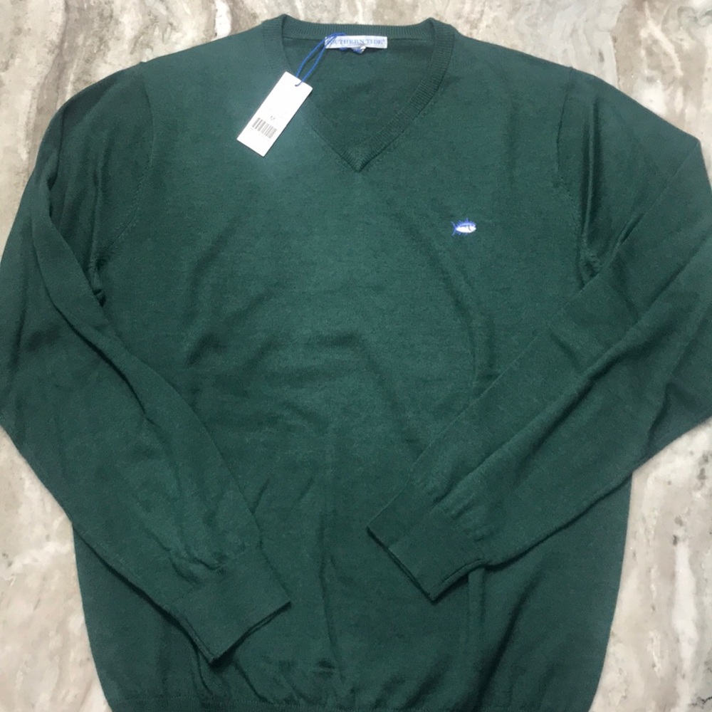 Men’s merino wool Southern Tide Vneck